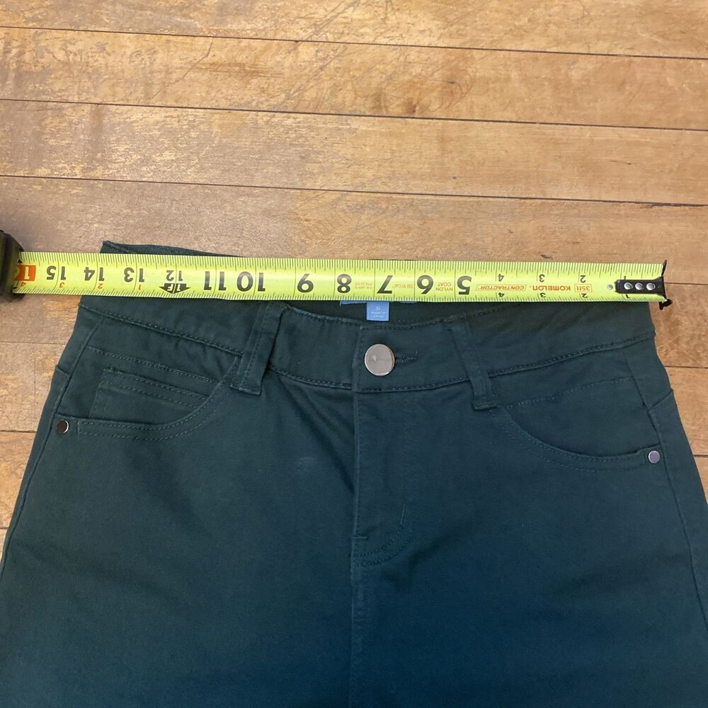 Draper James RSVP Pants Women’s Size 6 Stretch Forest Green Skinny - Picture 4 of 11